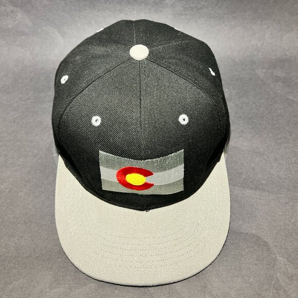 Colorado State Flag Snap Back Hat Cap ULURU Black Travel Vacation Souvenir Mens - Picture 7 of 12